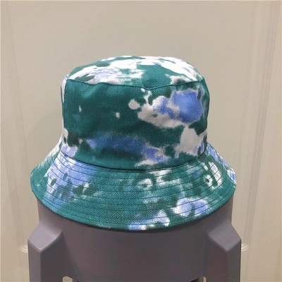 New Popular Tie Dyed Bucket Hat Fishermen Hat Sunproof Hat