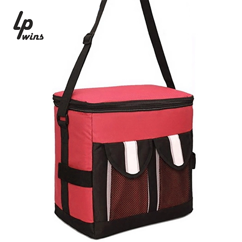 Deluxe Dual Compartment Insulated Lunch Cooler Lunch Bag with Removable Shoulder Strap