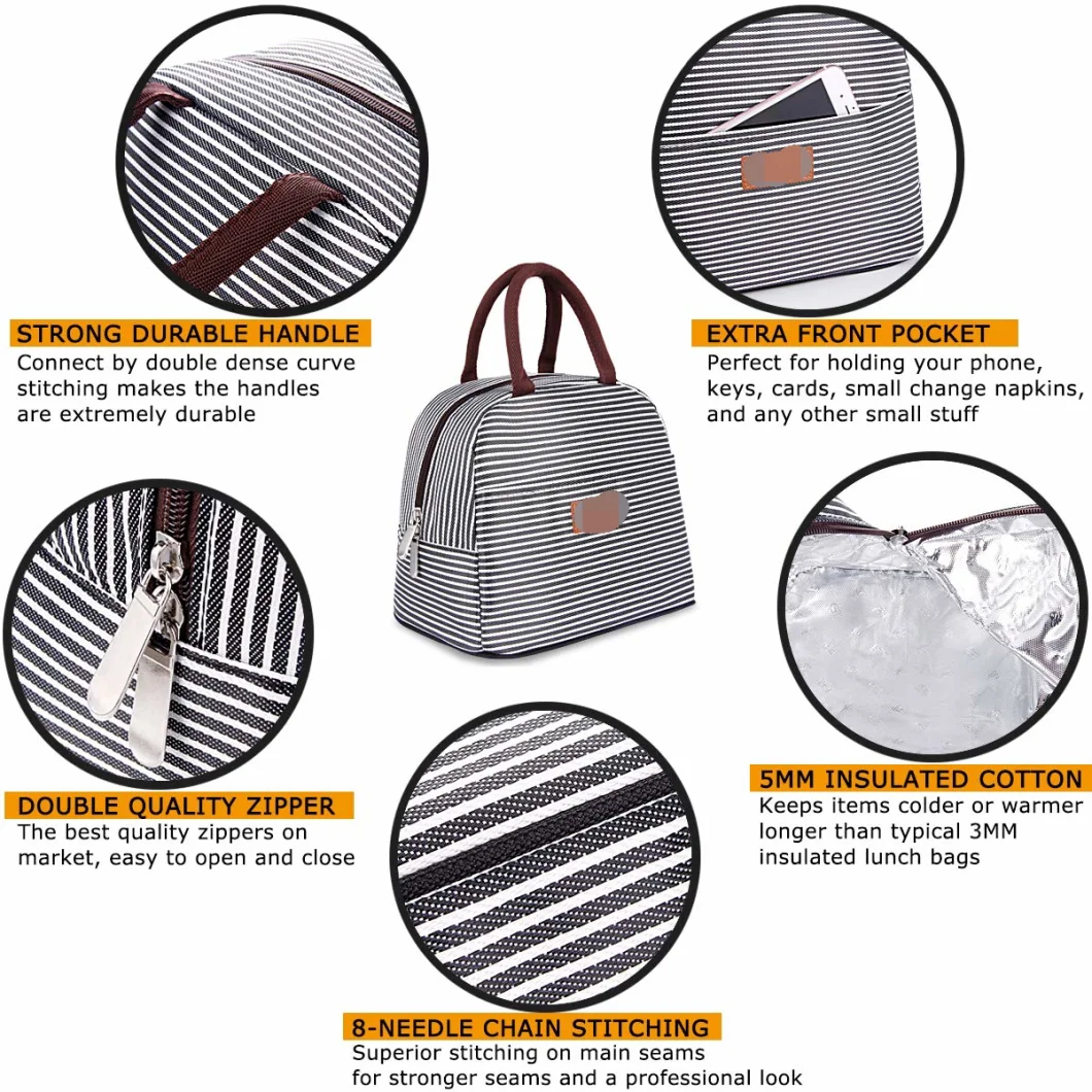 Factory Design Insulated Lunch Tote Bag