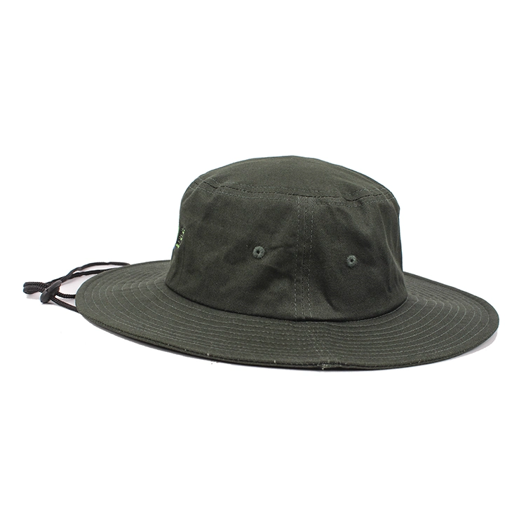 100%Cotton Bucket Hat, String Bucket Hat