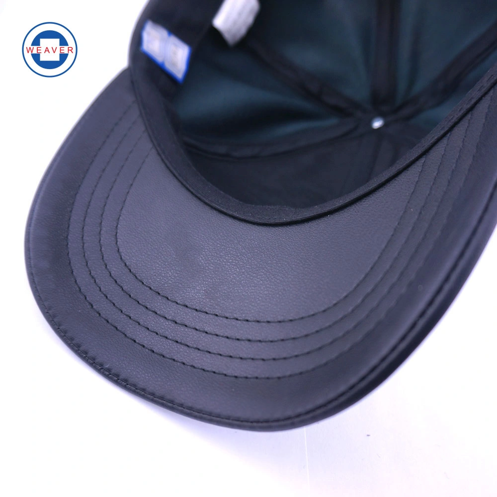 Leather Baseball Cap Hip Hop Cap Sun Hat Custom Cap Camping Cap