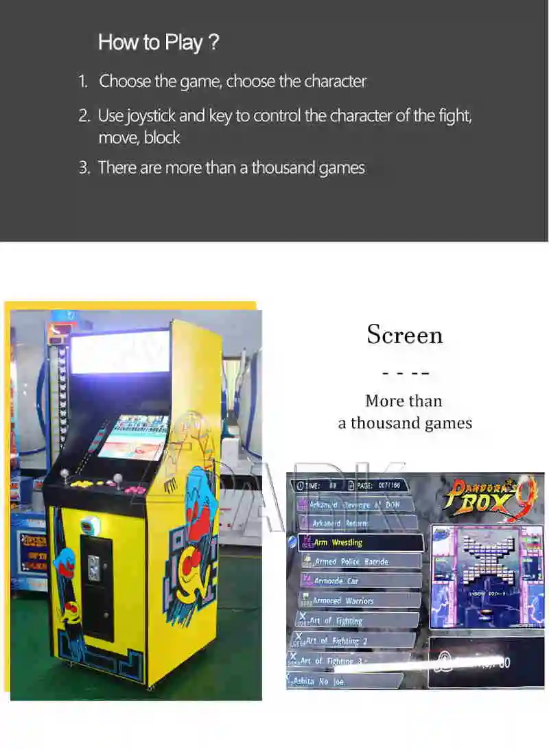 PAC Man Cocktail Machine Sports Entertainment Game Coin Acceptor Arcade Video Game Racing Simulator Machines