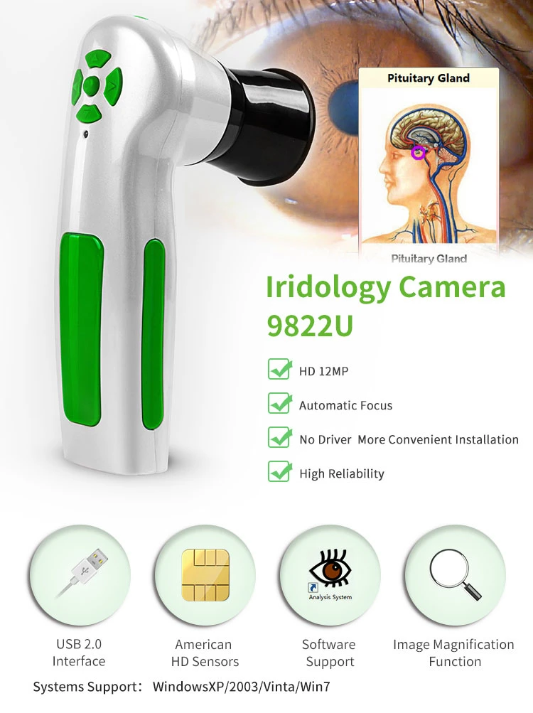 Portable USB Digital Iris Analysis Iridology Microscope Camera