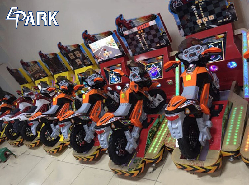 Hot Sale Kiddie Ride on Motor Racing Car Upcoming Racing Games Coin Operated Game Machine