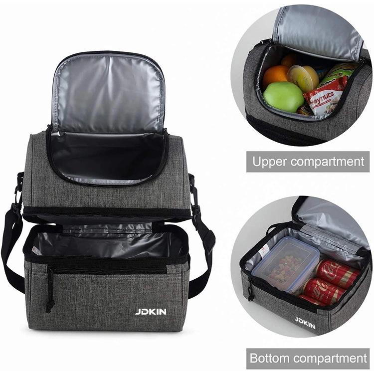 Best Quality Insulated Zip Closure Foldable Tote Lunch Cooler Bag