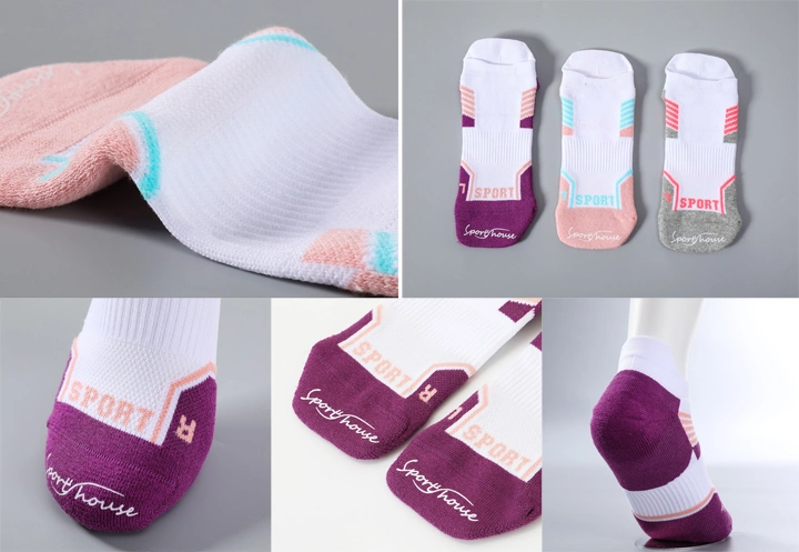 Wholesale Custom Design Logo Sport Knit Low Cut Short Elite Athletic Ankle Running Socks