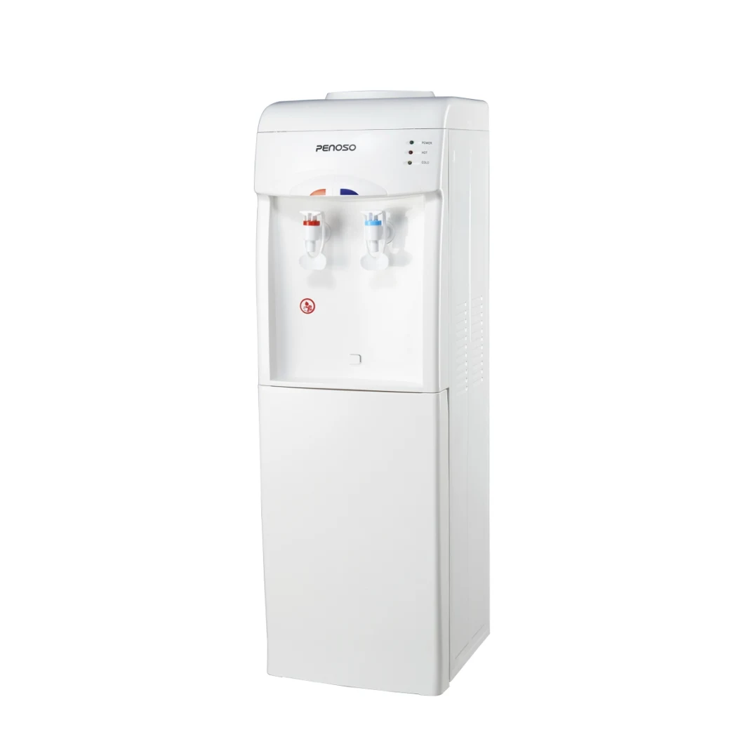 New Type Hot and Cold Compressor Vertical Water Dispenser with 2 Taps Water Cooler Cabinet