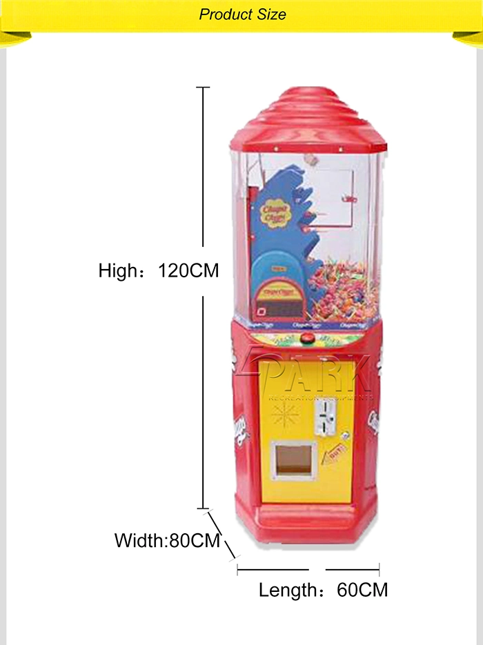 Chupa Chups Vending Game Machine Claw Candy Machine Indoor Catch Candy Game Machine for Sale
