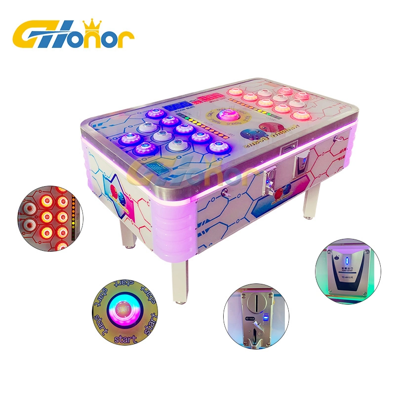 Most Popular Kids 2 Players Arcade Hit Naughty Beans Game Coin Operated Hammer Game Redemption Tickets Game Hit Bean Game Arcade Kids Game Machine