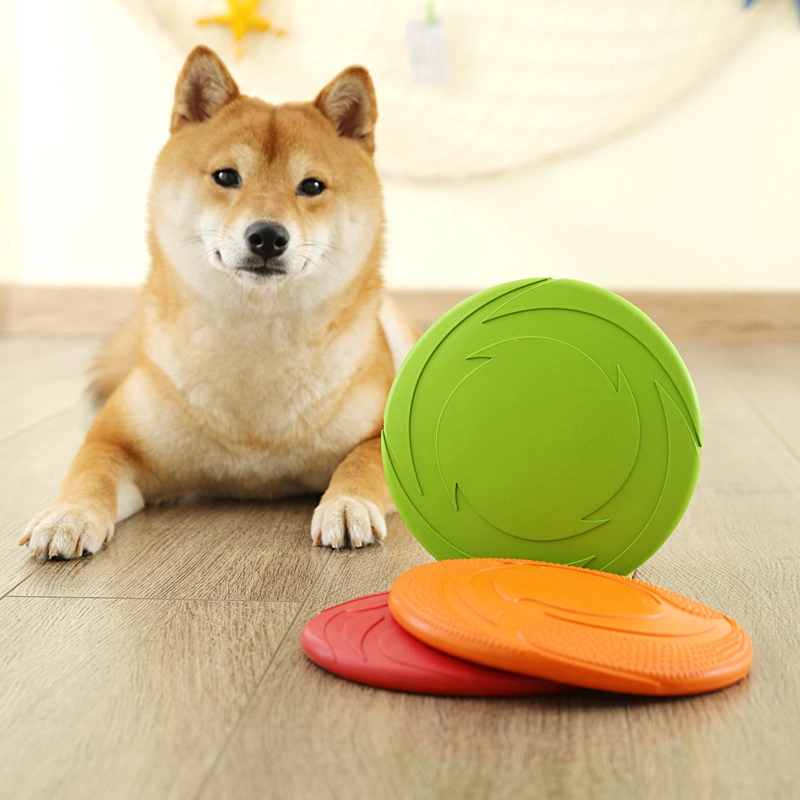 Pet Frisbee, Dog Toy, Milk-Flavored Silicone Frisbee