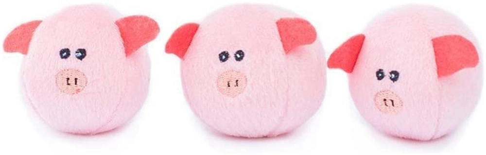 Plush Pig Chew Pet Toys Clean Tooth Cartoon Animal Dog Squeaky Toys Puppy Dogs Doll