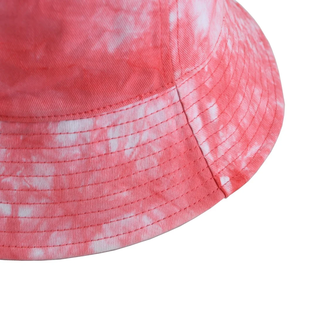 Blank Reversible Tie Dye Cotton Bucket Hat