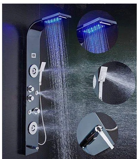 Steam Shower Control Panel Shower Panel Bathroom Massage Shower Panel