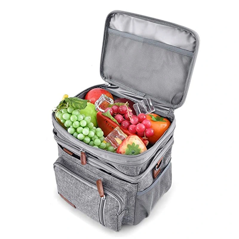 Insulated Lunch Bag Large Lunch Bags for Women Men Reusable Lunch Bag with Adjustable Shoulder Strap for Work Picnic Water Resistant Cooler Bag