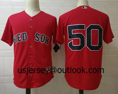 Wholesale Custom Red Sox M-L-B Replica Cool Flex Base Baseball Jersey