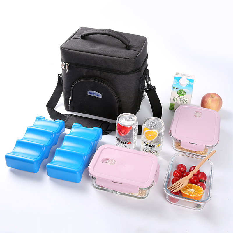 Portable Insulated Lunch Bag Thermal Snack Lunch Box Carry Tote Storage Bag