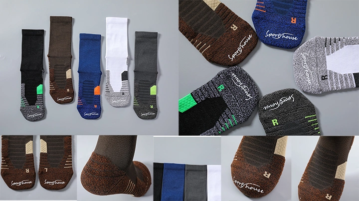 Custom Logo MID Calf Basketball Gym Men's Elite Football Sport Socks