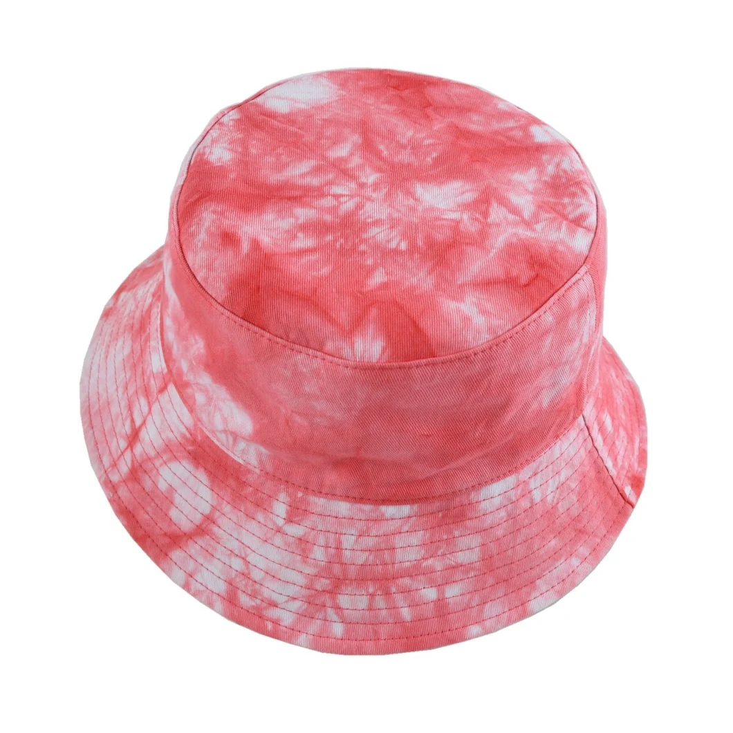 Blank Reversible Tie Dye Cotton Bucket Hat