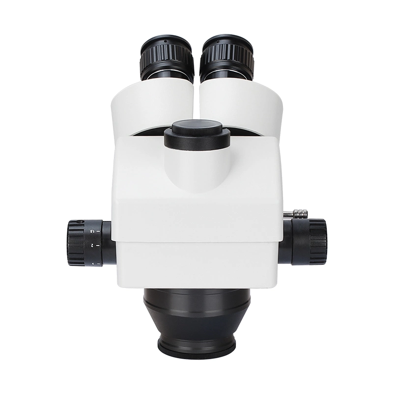 7X-90X Simul Focal Adjustment Trinocular Zoom Stereo Microscope Head (BM-400H)