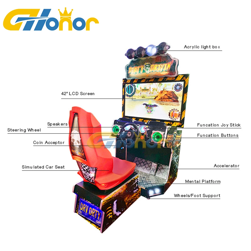 Selling Coin-Operated Driving Game Machines, Adult Electronic Game Machines, The Most Popular Video Arcade Racing Simulator, Complete Attack Games, Coin-Operate