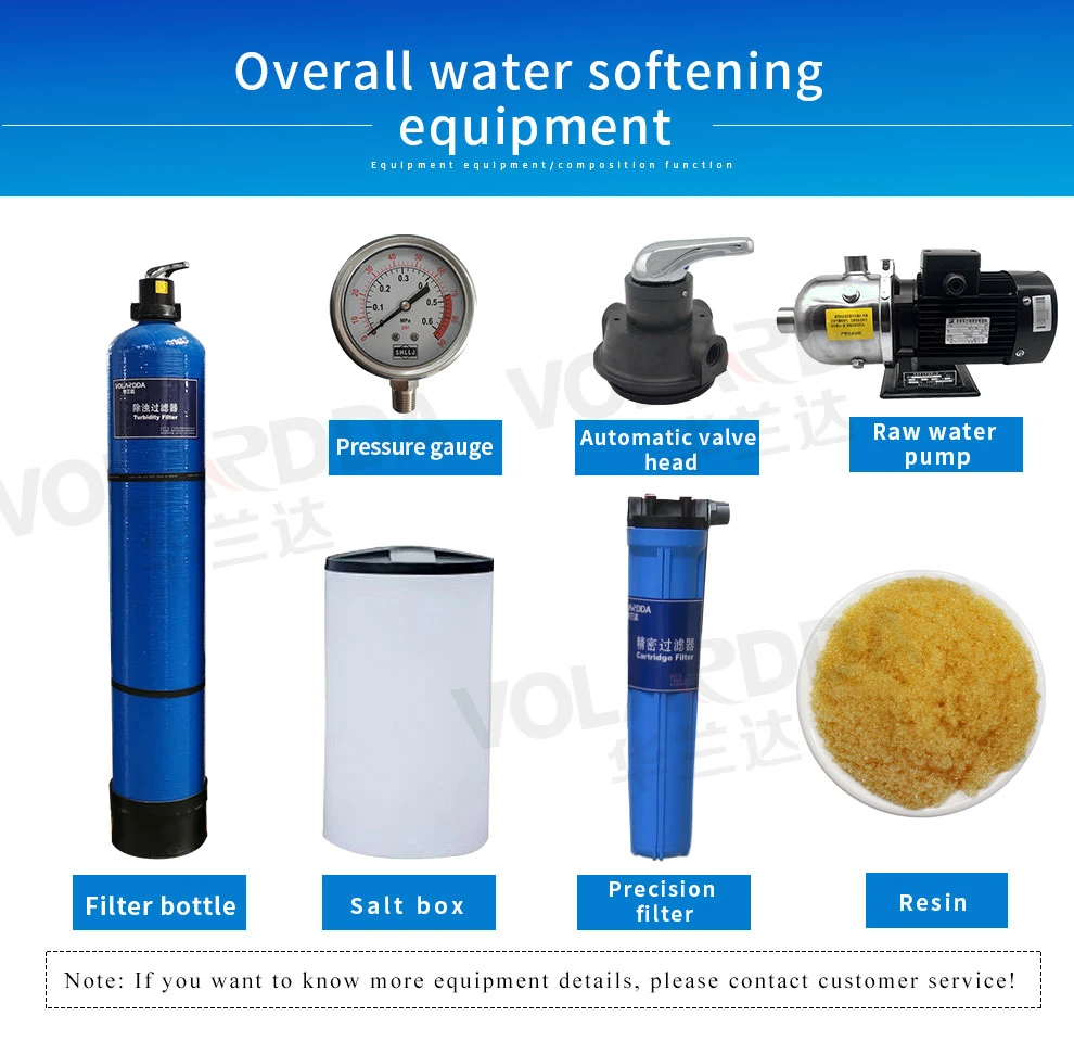Economic Operation Auto Valve Water Softener System Water Softener