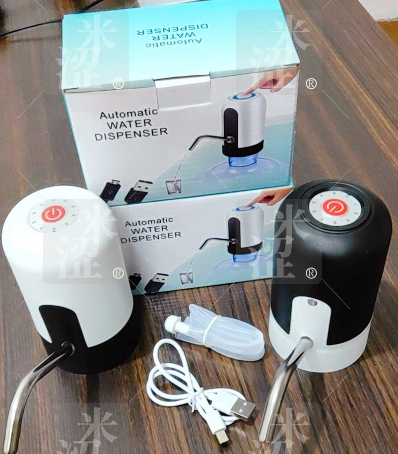 Semi, Automatic Electric Water Pump Dispenser Portable Drinking Water Pump Dispenser Switch with LED Light USB Android Charge Port for Home Kitchen Office