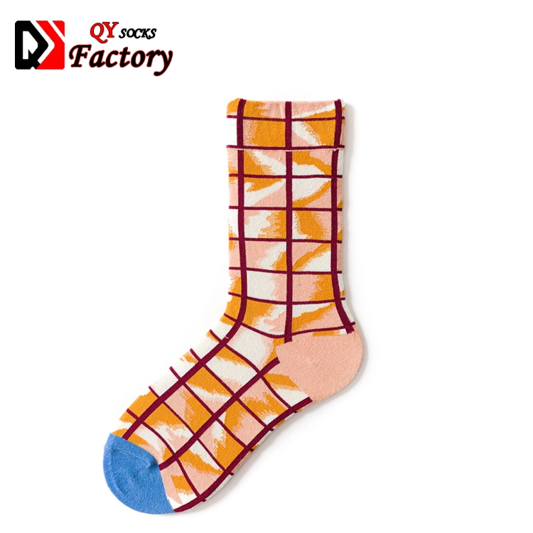 High Quality Jacquard Cotton Funny Socks for Women