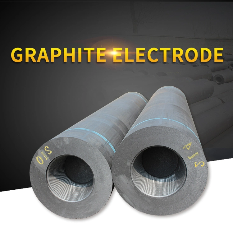 300mm*1800mm HP Carbon Graphite Electrode Eaf with Nipple Preset