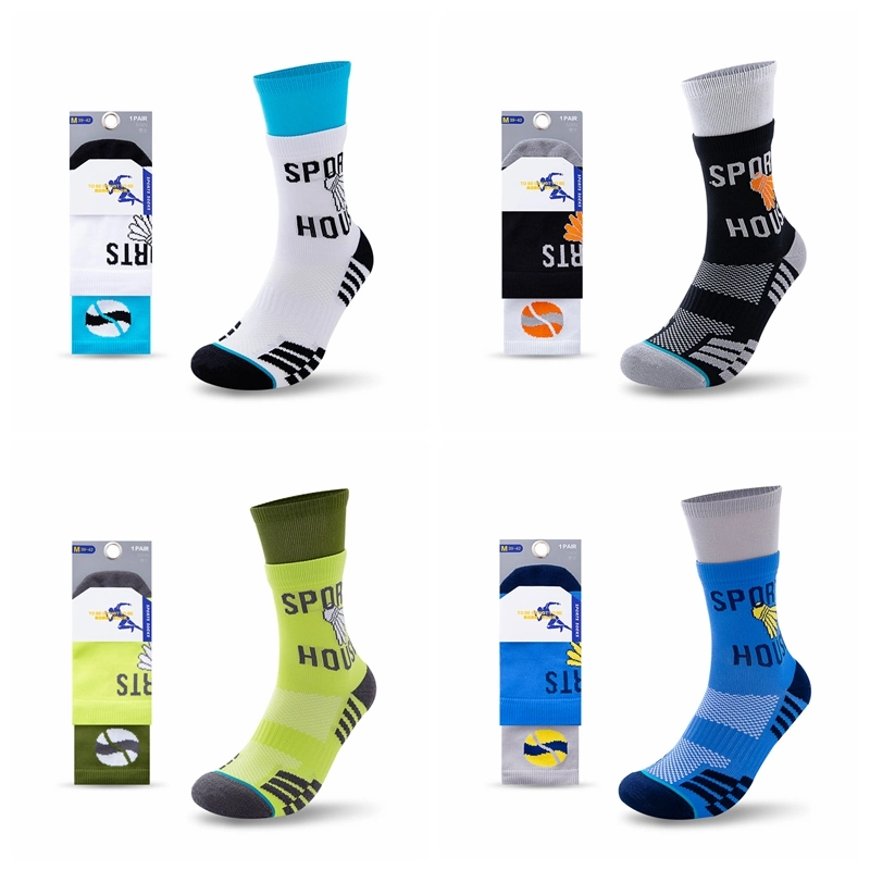 Medium Socks OEM Fashion Socks Pattern Design Custom Logo Crew Sports Scoks Running Socks Men Cycling Socks Man Cotton Socks Boat Socks Basketball Socks