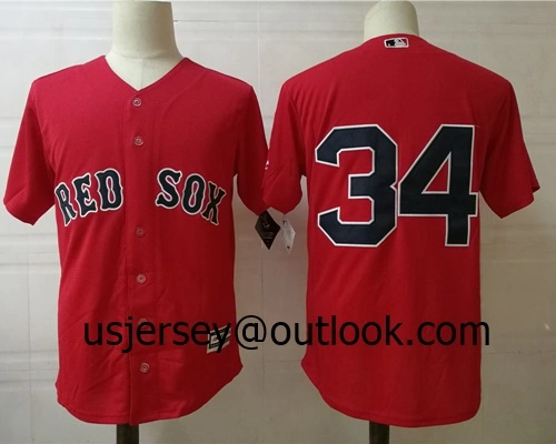 Wholesale Custom Red Sox M-L-B Replica Cool Flex Base Baseball Jersey