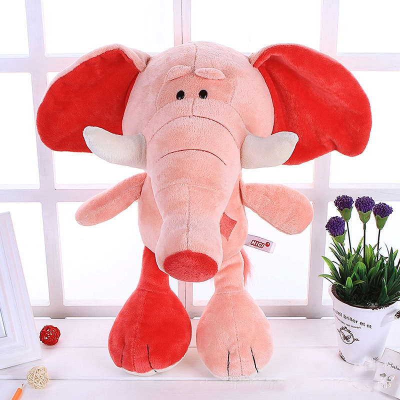 Custom Stuffed Plush Animal Custom Dog Toys Manufacturer Pink Dog Plush Toy No Minimum