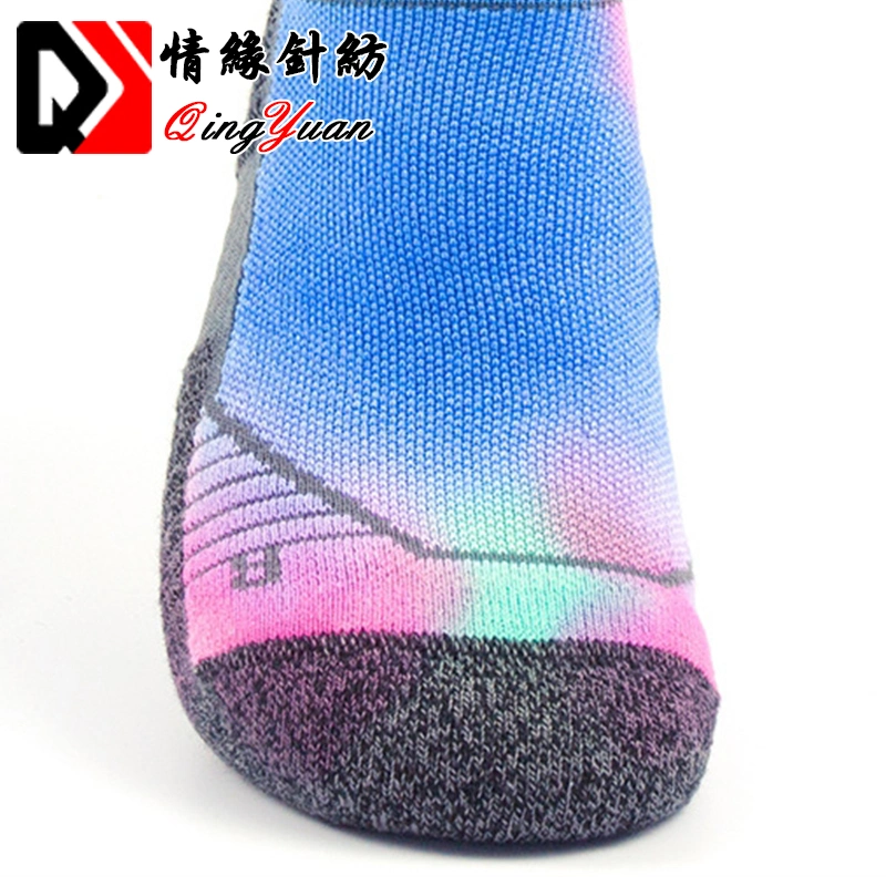 Breathable Bicycle Sports Compression Running Women Printed Socks