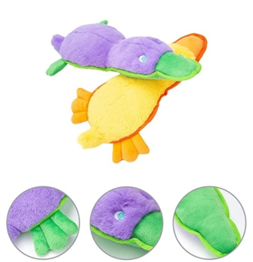 Stuffed Dog Toys Squeaking Duck Plush Dog Toy