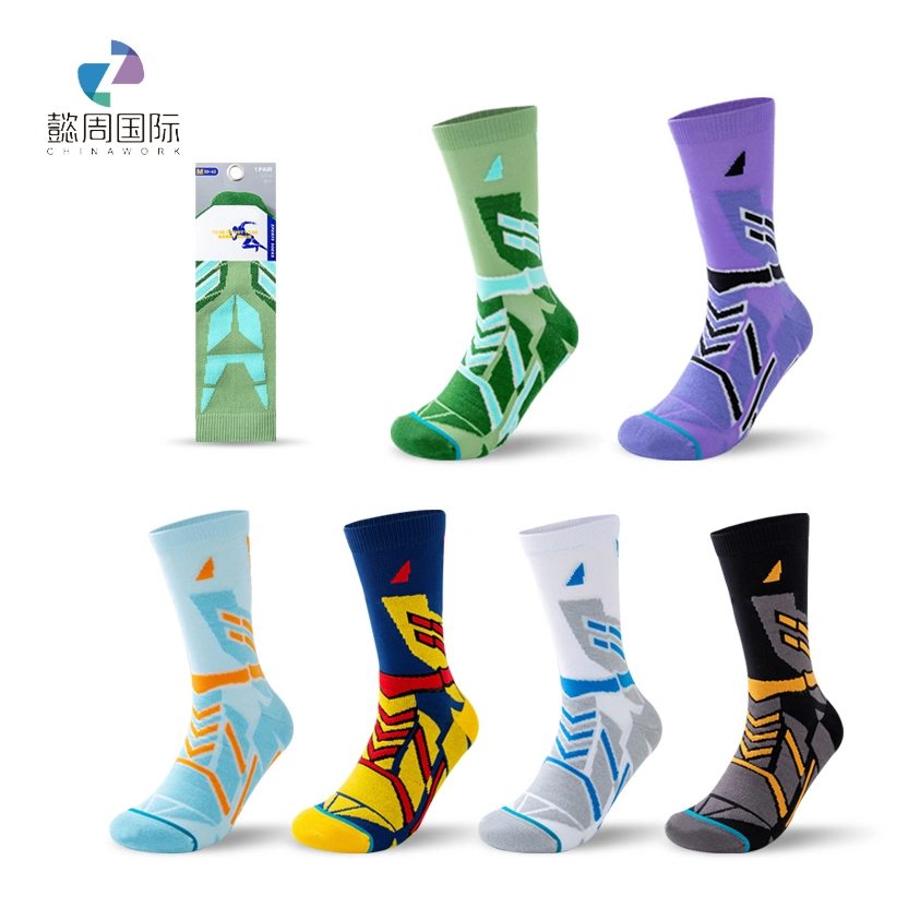 Men Athletic Compression Sports Ankle Socks Basketball Socks for Summer