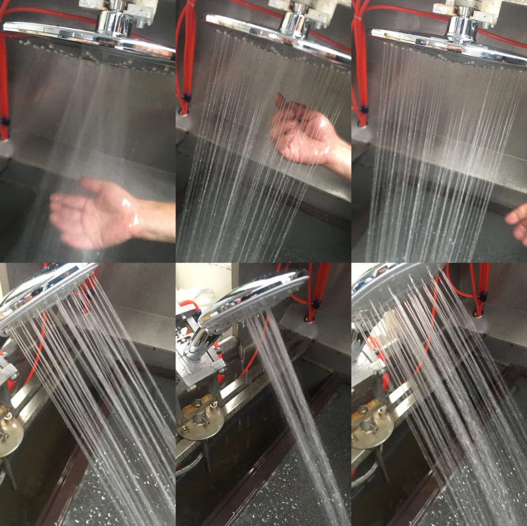 Water Saving Chrome Bathroom High Pressure Hand Shower Waterfall Shower Head