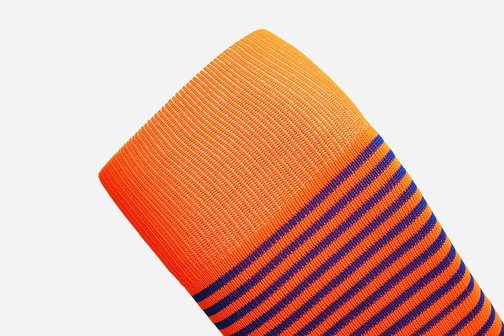 100% Nylon Absorbent Cross Striped Football Socks