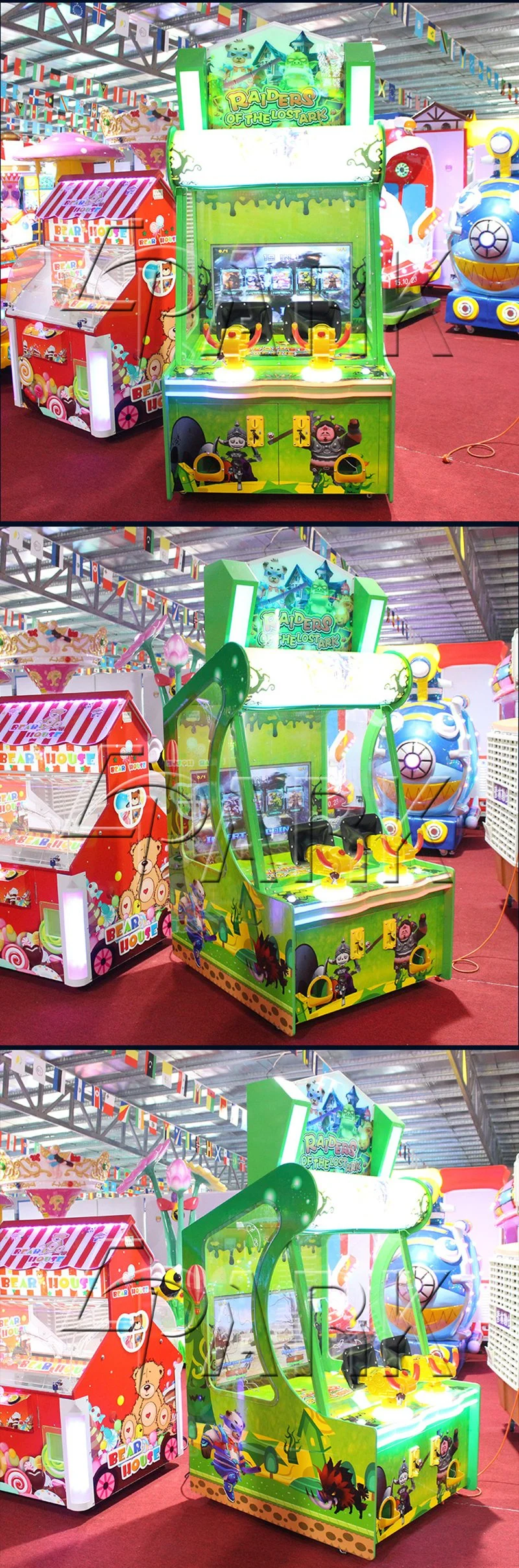 Japan Retro Arcade Games Machines Shooting Target Double Players Race Game Machine