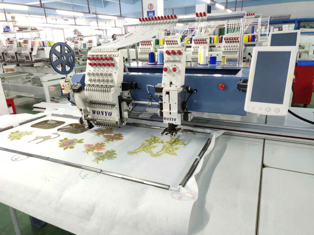 2019 New Big Area Single Head Coiling/Taping/Flat/Cording Embroidery Machine Computerized