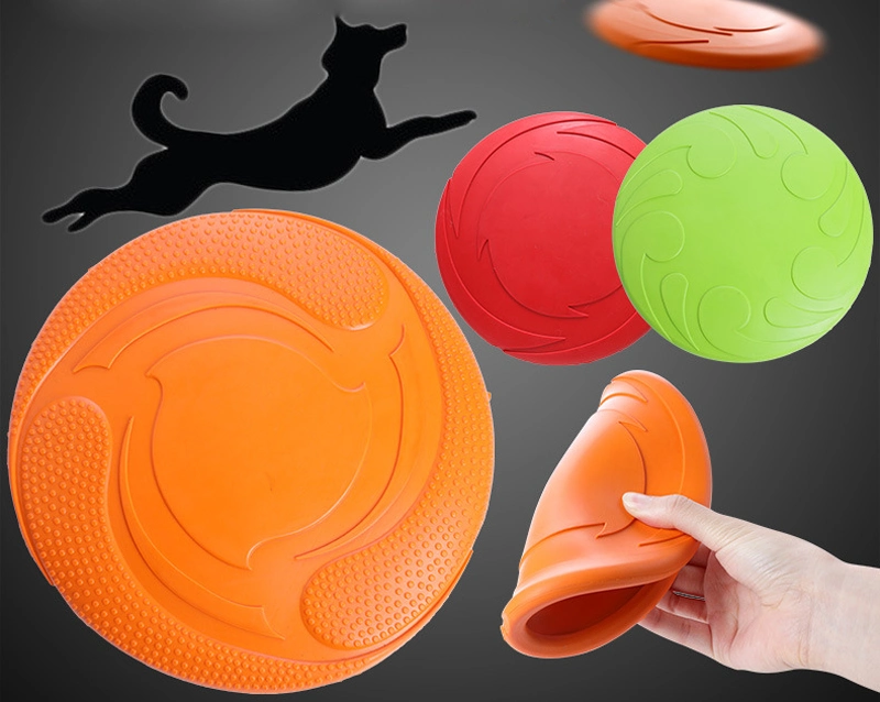 Pet Frisbee, Dog Toy, Milk-Flavored Silicone Frisbee