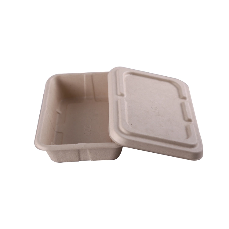 Natural Wheat Straw Pulp Lunch Packing Box