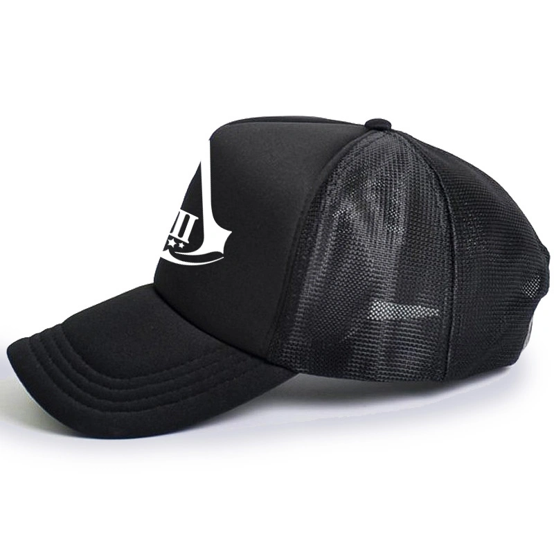 Custom Fashion 6 Panels Sport Caps Hats Promotional Polyester Baseball Cap Trucker Mesh Hat