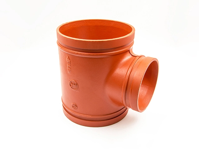 Fire Protection Pipe Fittings, Grooved Ductile Iron Fittings - Reducing Tees