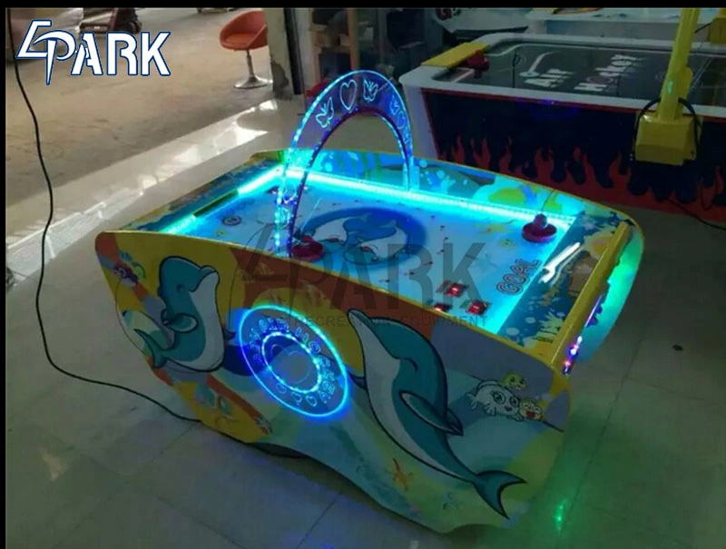 Mini Kids Coin-Operated Air Hockey Table Entertainment Game Console