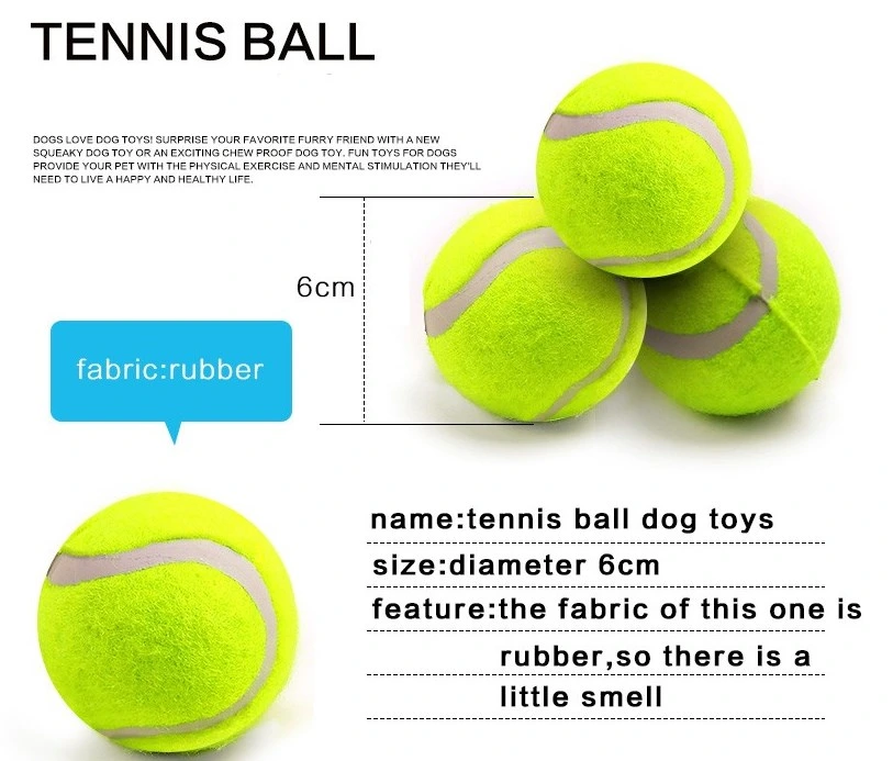 High Quality Accessories for Pet Dog Tennis Ball Chew Toy