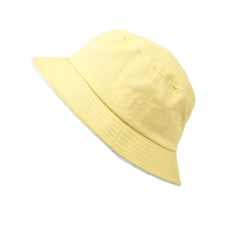 100% Cotton Bucket Hat Custom Embroidery Logo