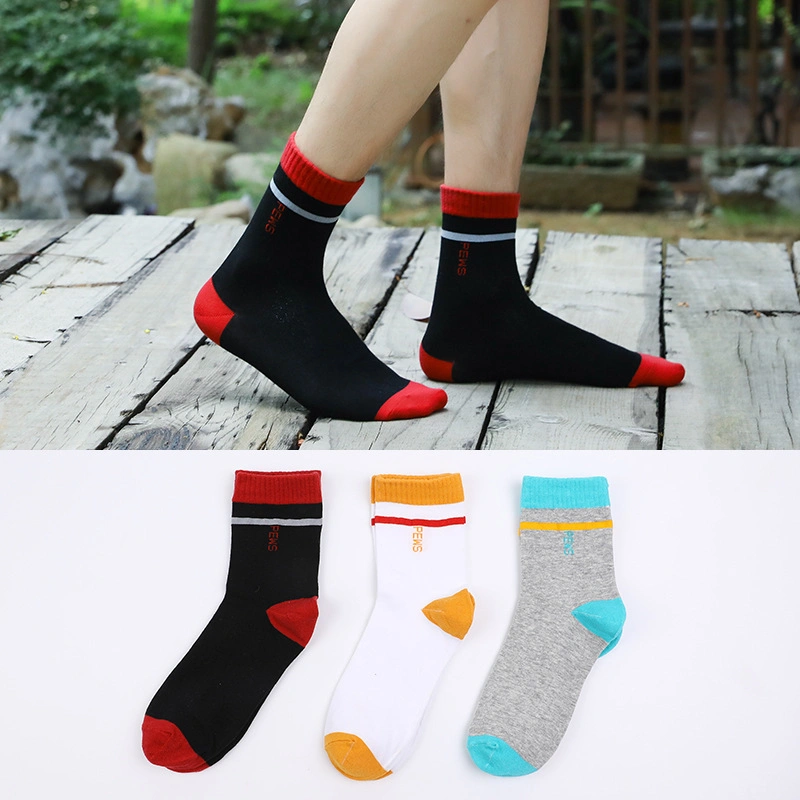 Custom Autumn Breathable Winter Bamboo Fiber Solid Color Bamboo Socks for Women