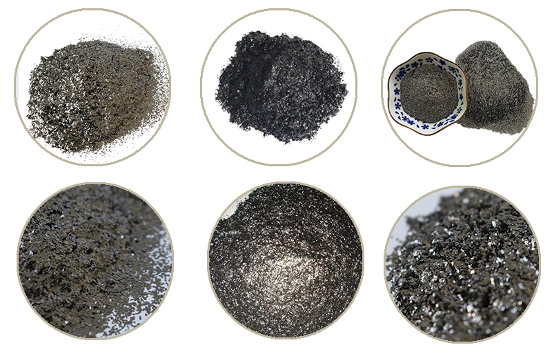 Black SBR Rubber Granules Scrap Tyres Natural Flake Graphite Powder