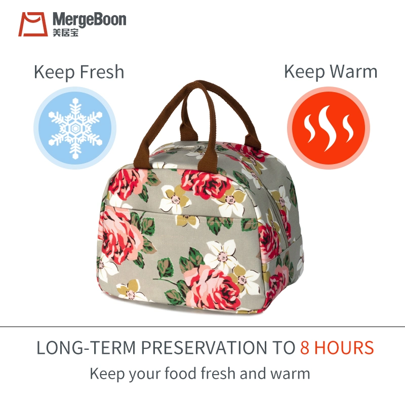 Wholesale Lightweight Leakproof Waterproof Aluminium Foil Custom Logo Insulated Cooler Lunch Bag