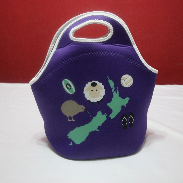 Reusable Neoprene Lunch Tote Bag Customized Insulated Neoprene Lunch Bag