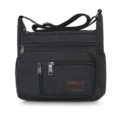 Wholesale Fashionable Canvas Casual Men Cross Body Messenger Bags